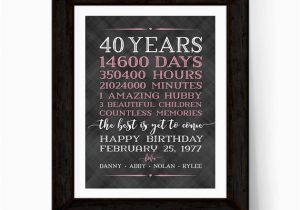 40 Year Old Birthday Gifts for Him 40th Birthday Gifts for Women Men Adult Birthday Gift Ideas
