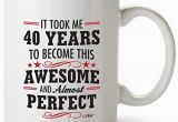 40 Year Old Birthday Gifts for Male Funny Birthday Gifts for 40 Year Old Woman Gift Ftempo