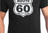 40 Year Old Birthday Ideas for Him 60th Birthday Gift 60 Years Old Over the Hilltee T Shirt