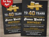 40 Year Old Birthday Invitations 24 40th Birthday Invitation Templates Psd Ai Free