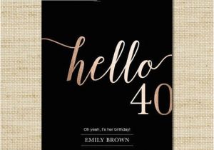 40 Year Old Birthday Invitations 25 Best Ideas About 40th Birthday Invitations On