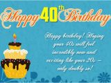 40th Birthday Card Messages Funny 120 Best Happy 40th Birthday Wishes and Messages