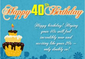 40th Birthday Card Messages Funny 120 Best Happy 40th Birthday Wishes and Messages