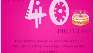 40th Birthday Card Messages Funny 40th Birthday Wishes 365greetings Com