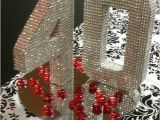 40th Birthday Centerpiece Decorations 40th Bling Centerpiece Birthday Pinterest Runners