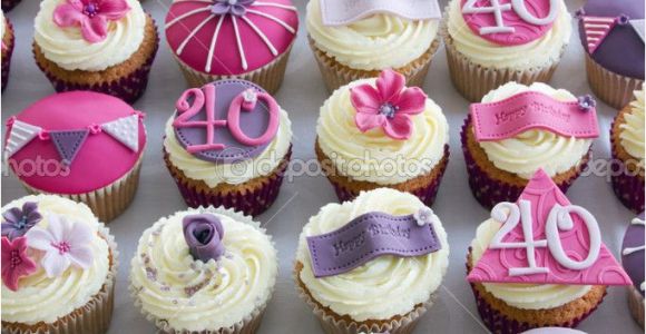 40th Birthday Cupcake Decorations 17 Best Ideas About 40th Birthday Cupcakes On Pinterest