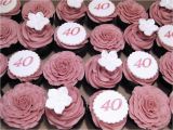 40th Birthday Cupcake Decorations 40th Birthday Cupcakes 40th Birthday Cupcakes Chocolate