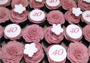 40th Birthday Cupcake Decorations 40th Birthday Cupcakes 40th Birthday Cupcakes Chocolate