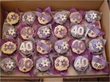40th Birthday Cupcake Decorations Mossy 39 S Masterpiece 40th Birthday Cupcakes Fabulous