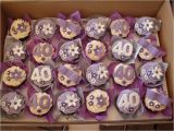 40th Birthday Cupcake Decorations Mossy 39 S Masterpiece 40th Birthday Cupcakes Fabulous
