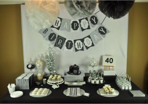 40th Birthday Decoration Ideas for Men Mon Tresor Sweet Table Contest Submission Round 6