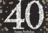 40th Birthday Decorations Black and Silver 16 X Black Age 40 Napkins Black Gold Silver 40th Birthday