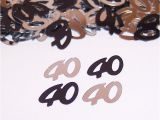 40th Birthday Decorations Black and Silver 40th Birthday Decorations Black and Silver Criolla