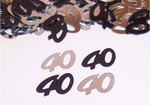 40th Birthday Decorations Black and Silver 40th Birthday Decorations Black and Silver Criolla