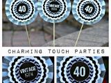 40th Birthday Decorations Black and Silver Items Similar to 40th Birthday Party Decor Silver and