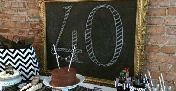 40th Birthday Decorations for Men 40th Birthday Party Idea for A Man