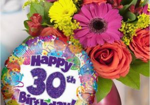 40th Birthday Flowers and Balloons 30th Birthday Flowers and Balloon Available for Uk Wide