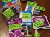 40th Birthday Gag Gifts for Her 40th Birthday Gift Basket Ideas the Receiver thought