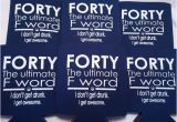 40th Birthday Gift Ideas for Him Canada 40th Birthday Party the Ultimate F Word Funny Favors Can