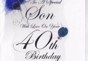 40th Birthday Gifts for Him Nz 40th Birthday Wishes for son 40th Birthday Cards