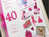 40th Birthday Ideas for Daughter Personalised 40th Birthday Card for Women Mum Daughter