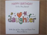 40th Birthday Ideas for Daughter Personalised Handmade Birthday Card Daughter 18th 21st