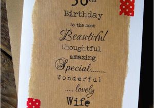 40th Birthday Ideas for Girlfriend Larger 30th 40th 50th Birthday Card Wife Beautiful