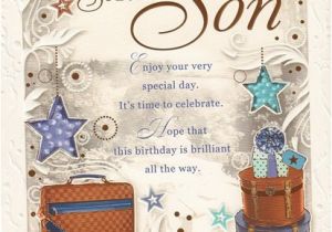 40th Birthday Ideas for son Birthday Age 40th son Card Shoes Coffee