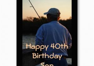 40th Birthday Ideas for son Happy 40th Birthday son Happy Birthday Greeting Cards