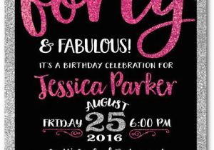 40th Birthday Invitation Sayings Free 40th Birthday Invitation Wording Bagvania Free