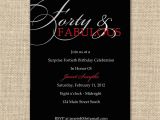 40th Birthday Invitation Sayings Invitations for 40th Birthday Quotes Quotesgram