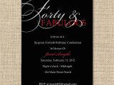 40th Birthday Invitation Sayings Invitations for 40th Birthday Quotes Quotesgram