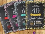 40th Birthday Invitation Templates Free Download 24 40th Birthday Invitation Templates Psd Ai Free