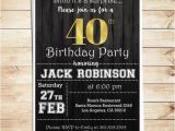 40th Birthday Invitation Wording for Men Surprise 40th Birthday Party Invitations for Him Men 40th