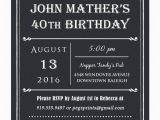 40th Birthday Invitations for Male 40th Birthday Invitation for Men Printable Milestone