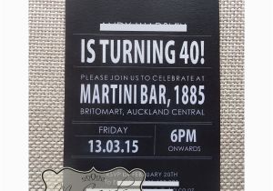 40th Birthday Invitations for Male A6 Man 40th Birthday Invitation Design 370 Mycards