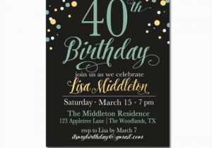 40th Birthday Invitations Free 40 Birthday Invitation Template orderecigsjuice Info