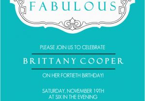 40th Birthday Invitations Free 40th Birthday Ideas Free 40th Birthday Invitation