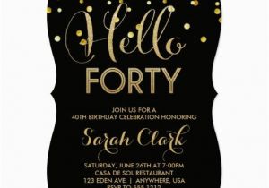 40th Birthday Invitations Ideas Birthday Gifts Ideas 40th Birthday Party Invitation