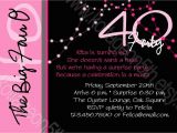 40th Birthday Invitations with Photo 40th Birthday Invitation Wording Oxsvitation Com
