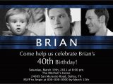 40th Birthday Invitations with Photo 40th Birthday Personalized Photo Invitation You Print