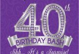 40th Birthday Invitations with Photo Surprise 40th Birthday Invitation Adult Birthday Invite