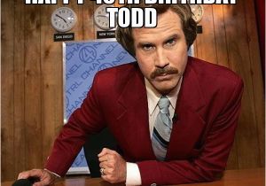 40th Birthday Meme Generator Happy 40th Birthday todd Meme Ron the Bears Fan 80299