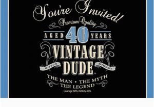 40th Birthday Party Invitations for Men 9 Best Images Of Men 40th Birthday Invitations Printable