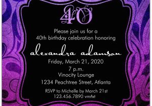 40th Birthday Party Invitations Online Brilliant Emblem 40th Birthday Party Invitations Paperstyle