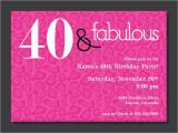 40th Birthday Party Invites Free Templates 40th Birthday Free Printable Invitation Template