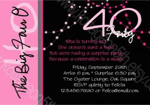 40th Birthday Party Invites Free Templates 40th Birthday Invitation Wording Oxsvitation Com