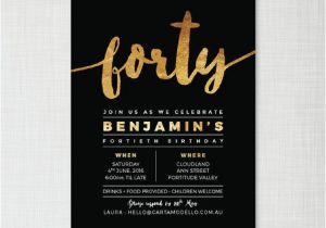 40th Birthday Party Invites Free Templates Birthday Invitation Templates 40th Birthday Invitation