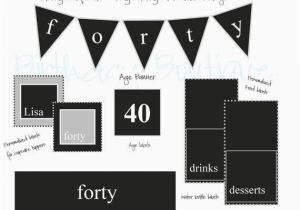 40th Birthday Party Invites Free Templates Free 40th Birthday Invitation Template orderecigsjuice Info
