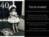 40th Birthday Photo Invitations Free Printable Surprise 40th Birthday Invitations